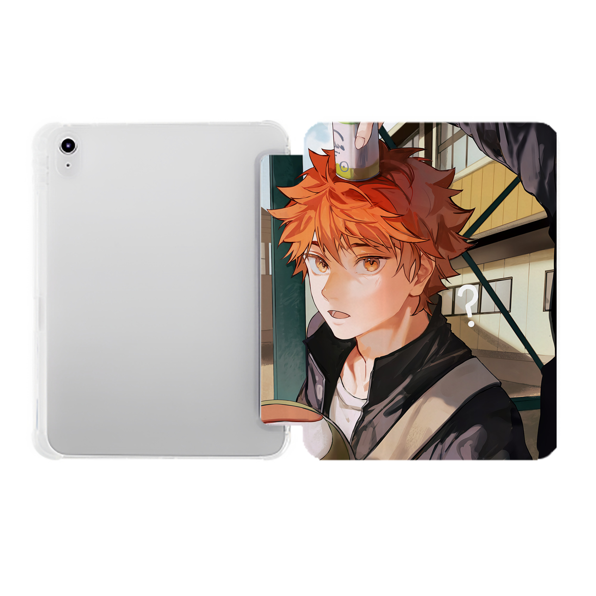 （画像用） ハイキュー!! Haikyu!! IPad ケース ペン収納付き 三つ折りスタンド PUレザー×シリコン 対応機種9.5/10.5/10.9インチ